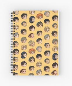 Haikyuu !! Karasuno Chibis Spiral Notebook RB2909 product Offical Anime Stationery Merch