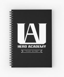 U.A. High Plus Ultra logo - (My Hero Academia, Boku no Hero Academia, BNHA) Spiral Notebook RB2909 product Offical Anime Stationery Merch