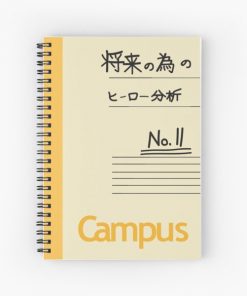 Hero Analysis for the Future No. 11 Spiral Notebook RB2909 product Offical Anime Stationery Merch