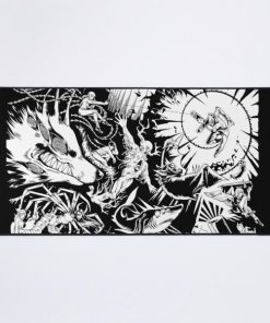This is HELL - Chainsaw Man All Devils Desk Mat RB2909 product Offical Anime Stationery Merch