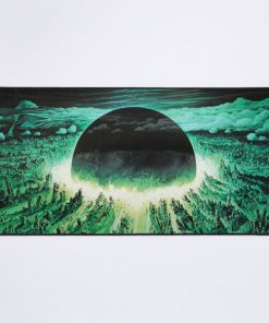 Akira Green Japanese Cyberpunk City Explosion Poster Desk Mat RB2909 product Offical Anime Stationery Merch
