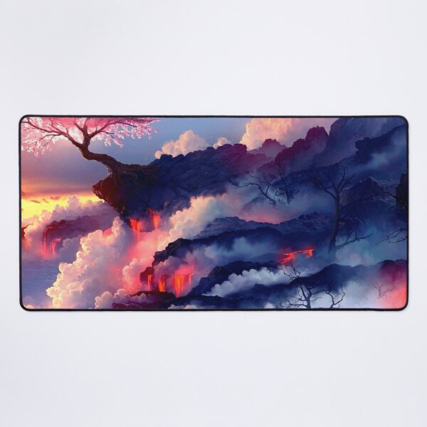 Anime Fantasy Cherry Tree Desk Mat RB2909 product Offical Anime Stationery Merch