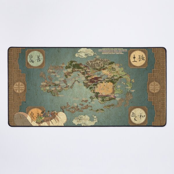 The Map Of Four Element Desk Mat RB2909 product Offical Anime Stationery Merch