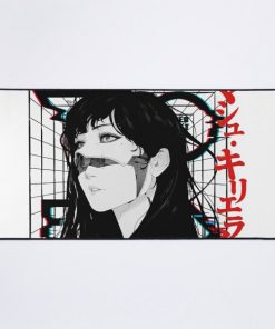 Cyberpunk Cyborg Girl Vaporwave Urban Style Desk Mat RB2909 product Offical Anime Stationery Merch