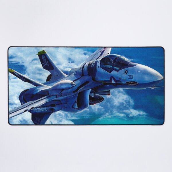 Macross AirCraft VF-1 Valkyrie Desk Mat RB2909 product Offical Anime Stationery Merch
