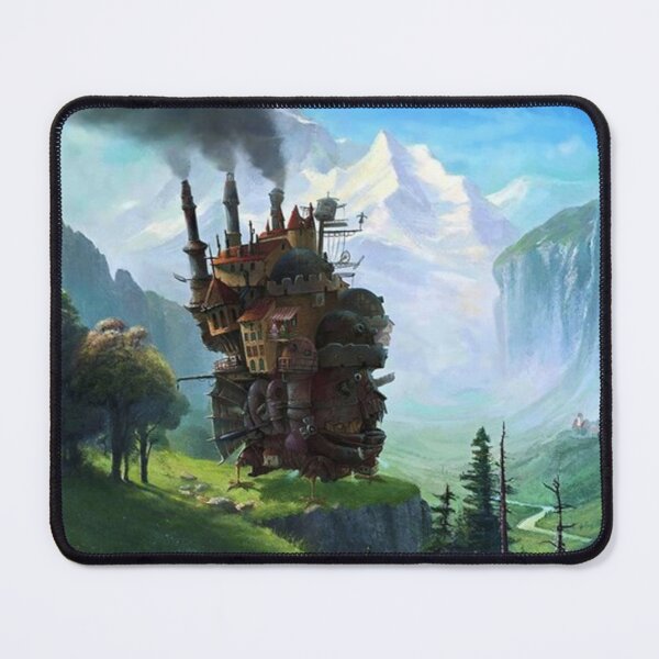Aesthetics Moving Castle In Forest Mouse Pad RB2909 product Offical Anime Stationery Merch