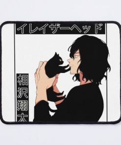Shota Aizawa with Cat, Buko No Hero, Mha Anime, Bnha, Eraser Head Mouse Pad RB2909 product Offical Anime Stationery Merch