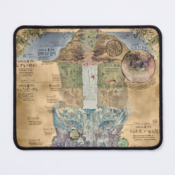 The Abyss - Made In Abyss Mouse Pad RB2909 product Offical Anime Stationery Merch
