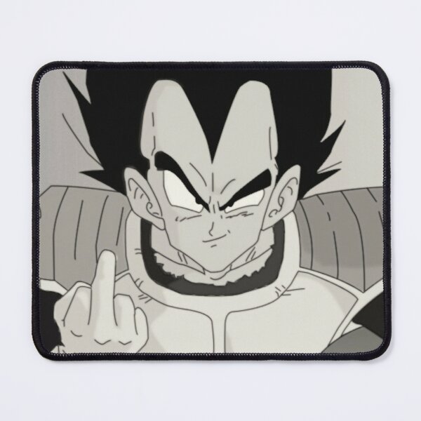 Vegeta raising middle finger Mouse Pad RB2909 product Offical Anime Stationery Merch