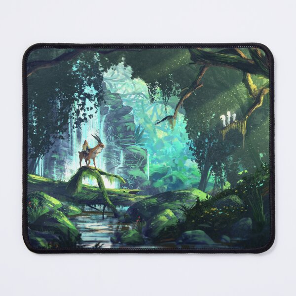 Princess Mononoke Forest 2 Mouse Pad RB2909 product Offical Anime Stationery Merch