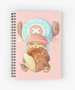 One Piece Stationeries - Chopper Eat Bread Spiral Notebook