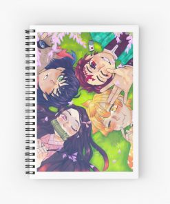 demon-slayer-under-the-wisteria-spiral-notebook