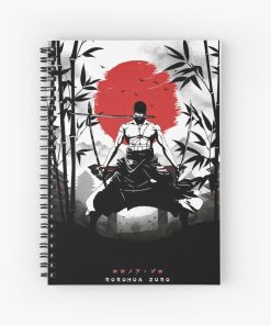 One Piece Stationeries - Zoro Spiral Notebook