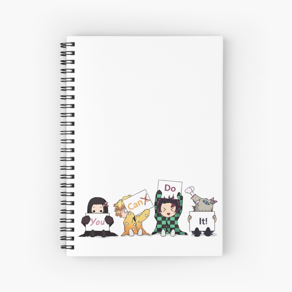demon-slayer-you-can-do-it-spiral-notebook
