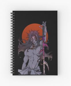 demon-slayer-kokushibo-swords-spiral-notebook