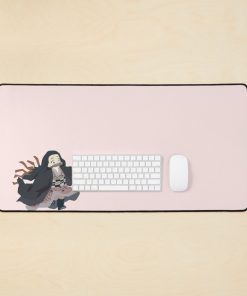 Demon Slayer Nezuko-Chan! Mouse Pad 6 - Anime Stationery urdesk mat flatlay propsquare1000x1000 - Anime Stationery