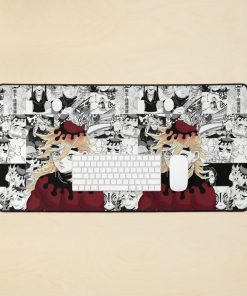 Demon Slayer Upper Two Douma Mouse Pad 8 - Anime Stationery urdesk mat flatlay propsquare1000x1000 5 - Anime Stationery