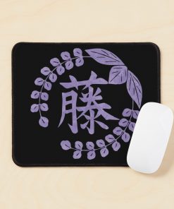 Demon Slayer Wisteria Crest Mouse Pad 8 - Anime Stationery urmouse pad small flatlay propsquare1000x1000 1 - Anime Stationery