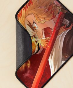 Demon Slayer Kyojuro Tiger Flame Mouse Pad 7 - Anime Stationery urmouse pad small foldwide portrait750x1000 4 - Anime Stationery