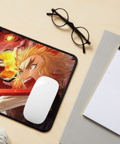 Demon Slayer Kyojuro Tiger Flame Mouse Pad 9 - Anime Stationery urmouse pad small lifestyle officewide portrait750x1000 4 - Anime Stationery